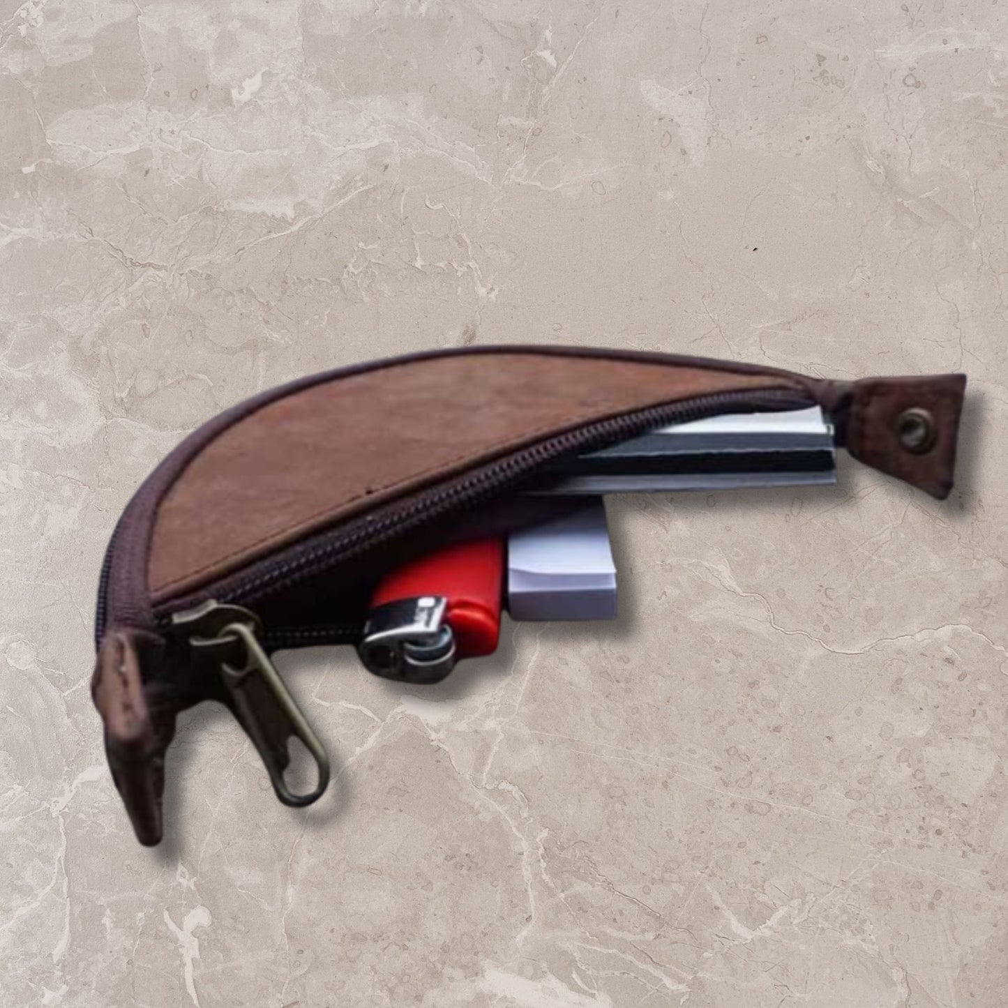 Sonderposten! Pouchz Rauchertasche mattbraun