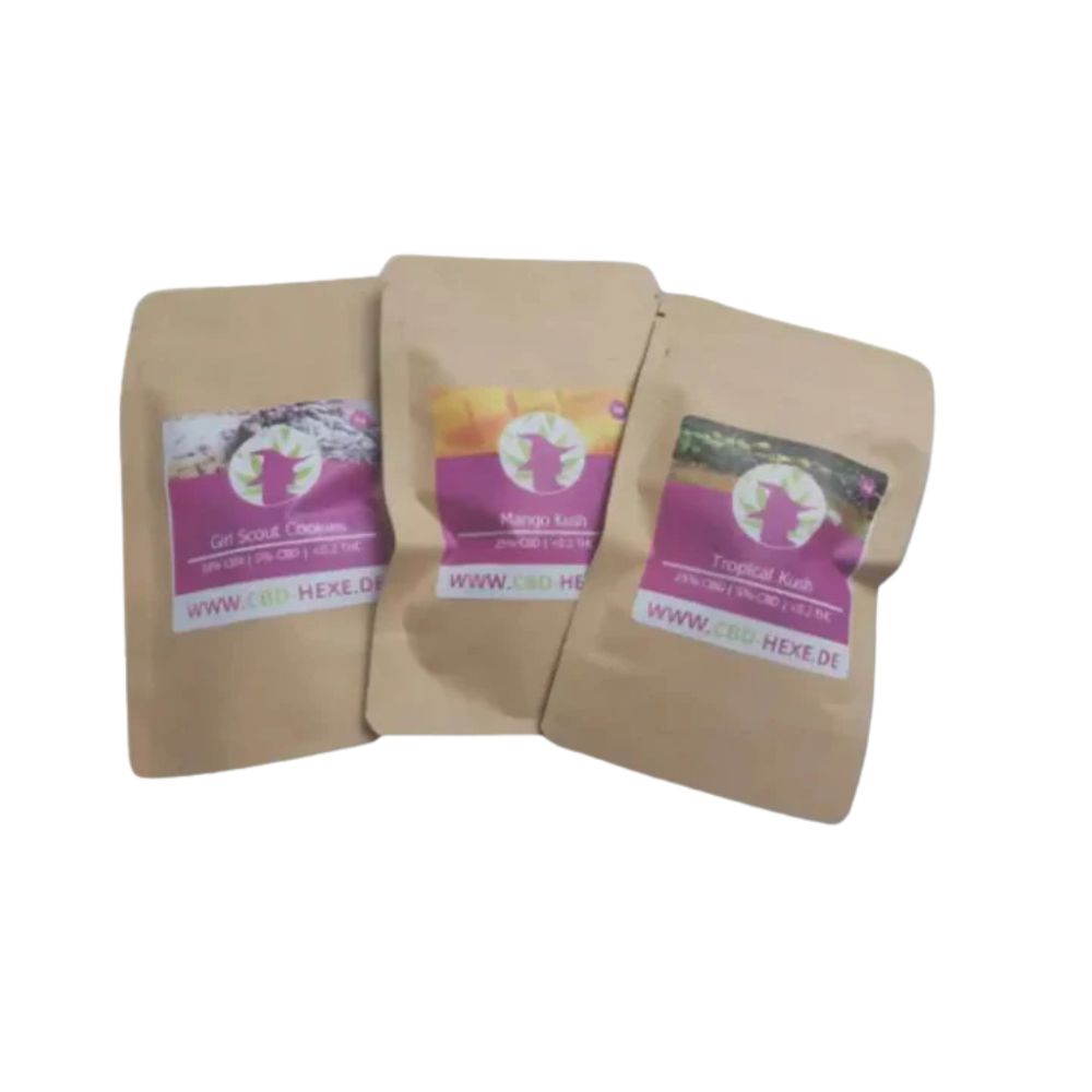 3 Sorten je 3g CBD/CBG/CBN Blüten | Testpaket