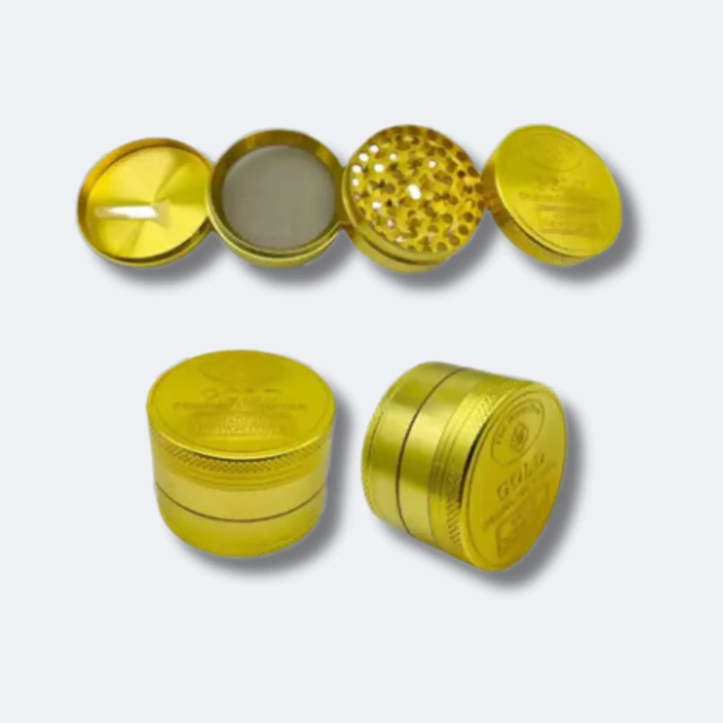 Gold Metall 4 Part Grinder - 40mm