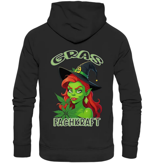 Gras Fachkraft Mrs. Grinch - Premium Unisex Hoodie Black