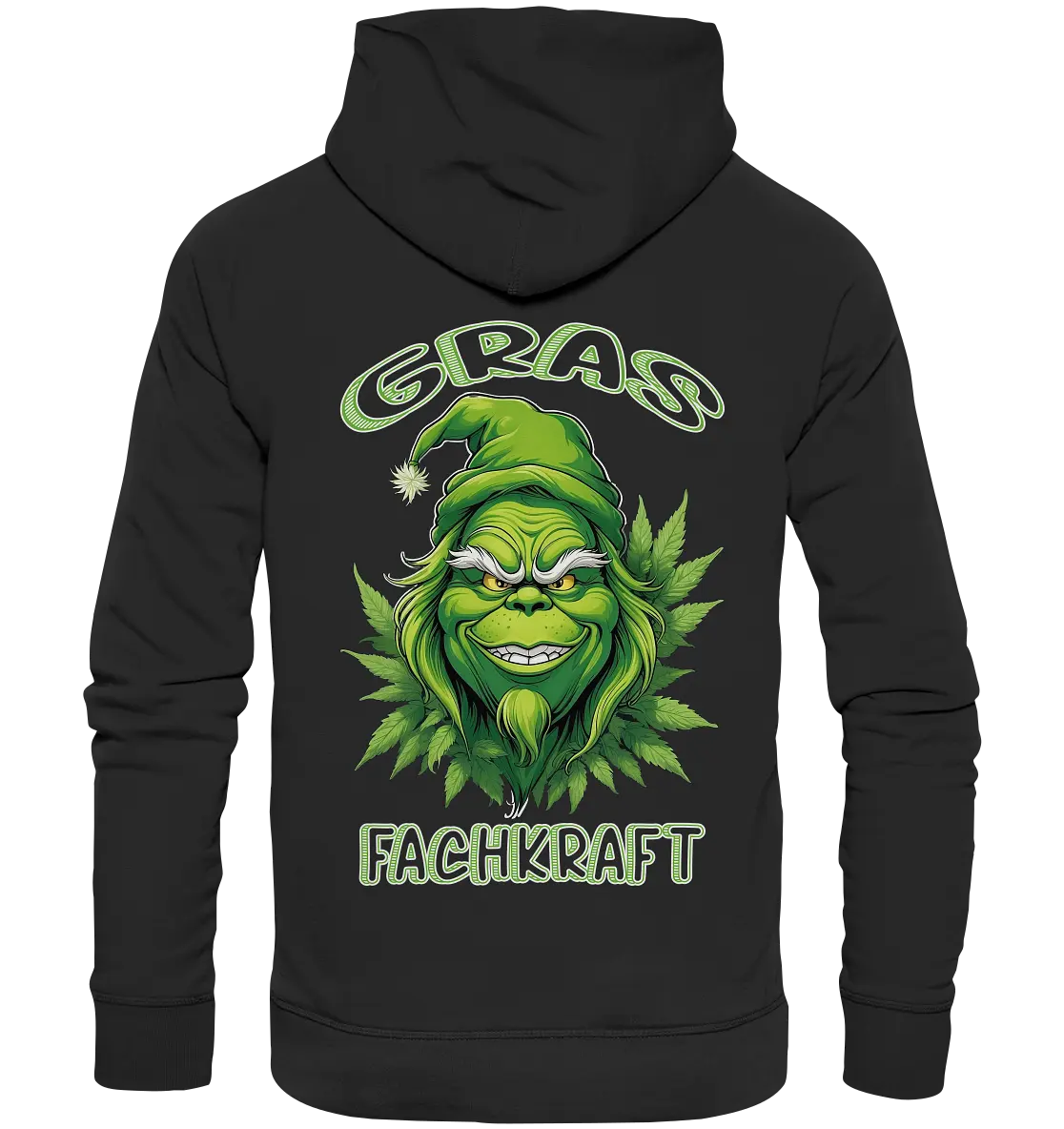 Gras Fachkraft "Grinch" - Premium Unisex Hoodie Black
