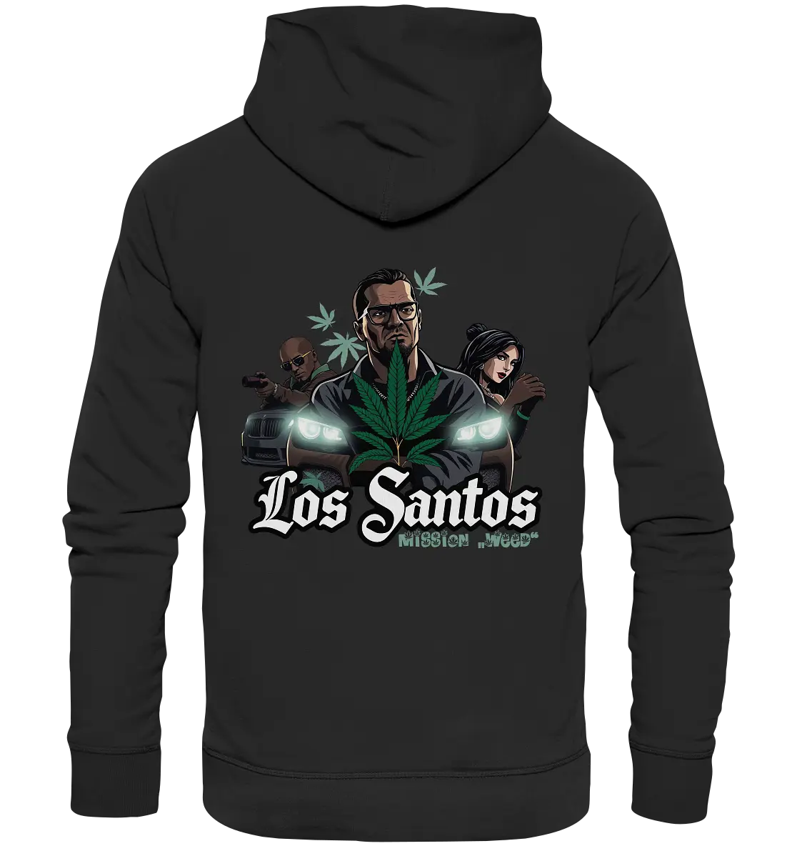 Los Santos "Mission Weed" - Premium Unisex Hoodie Black