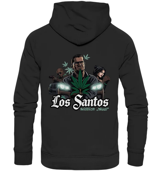 Los Santos "Mission Weed" - Premium Unisex Hoodie Black