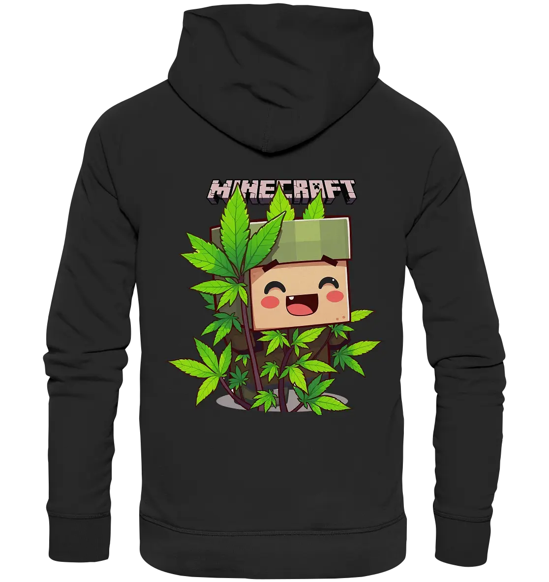 Minecraft Weed - Premium Unisex Hoodie Black