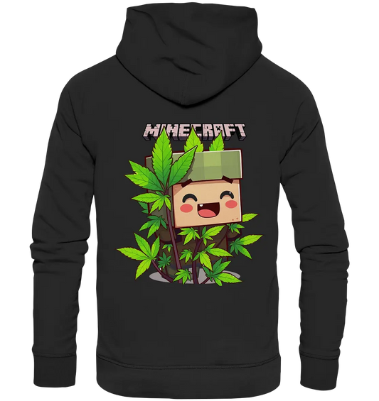 Minecraft Weed - Premium Unisex Hoodie Black