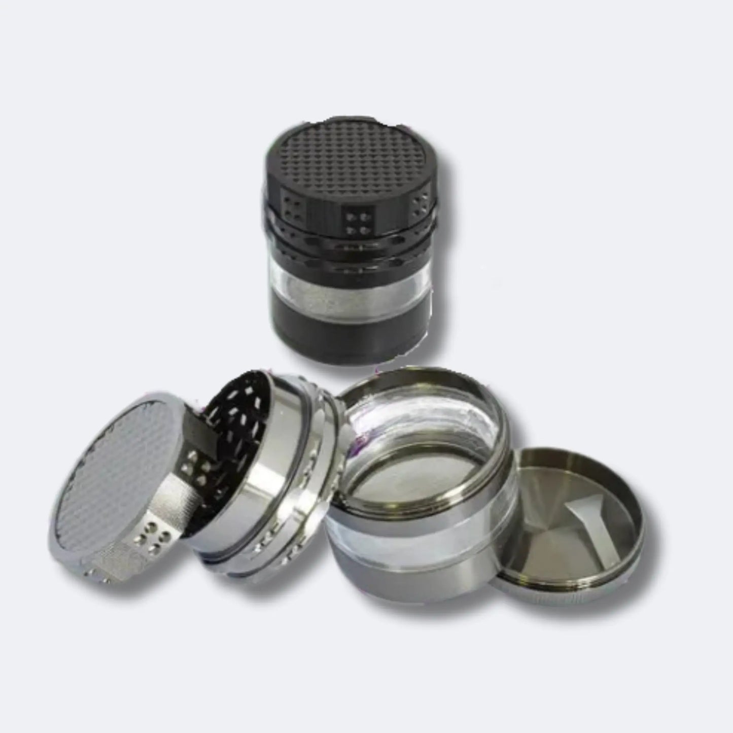 Neu! Black Metall 4 Part Grinder - 52 mm