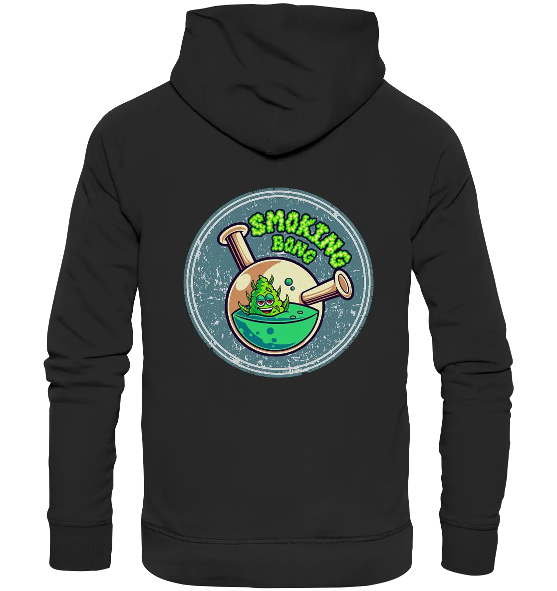 Smoking Bong - Premium Unisex Hoodie Black