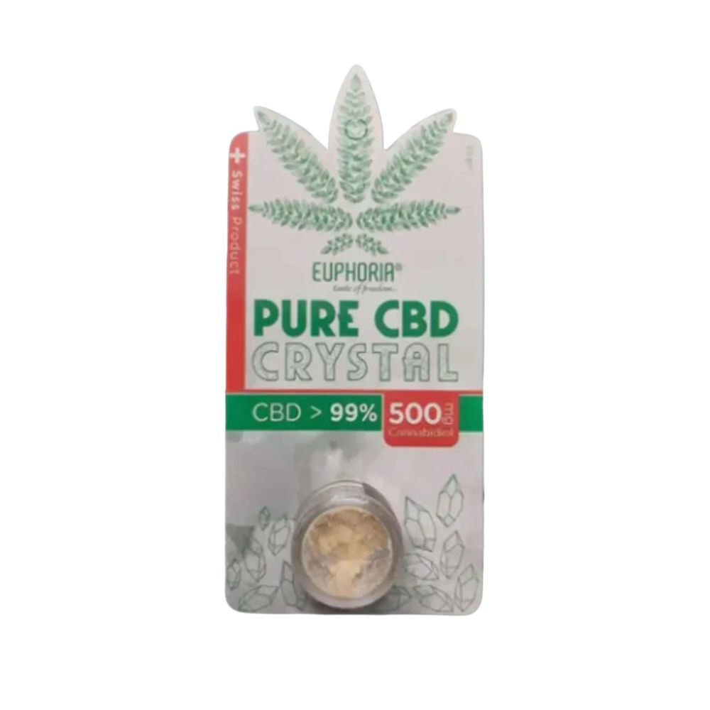 Euphoria Reine CBD Kristalle 500mg - 99% CBD Gehalt