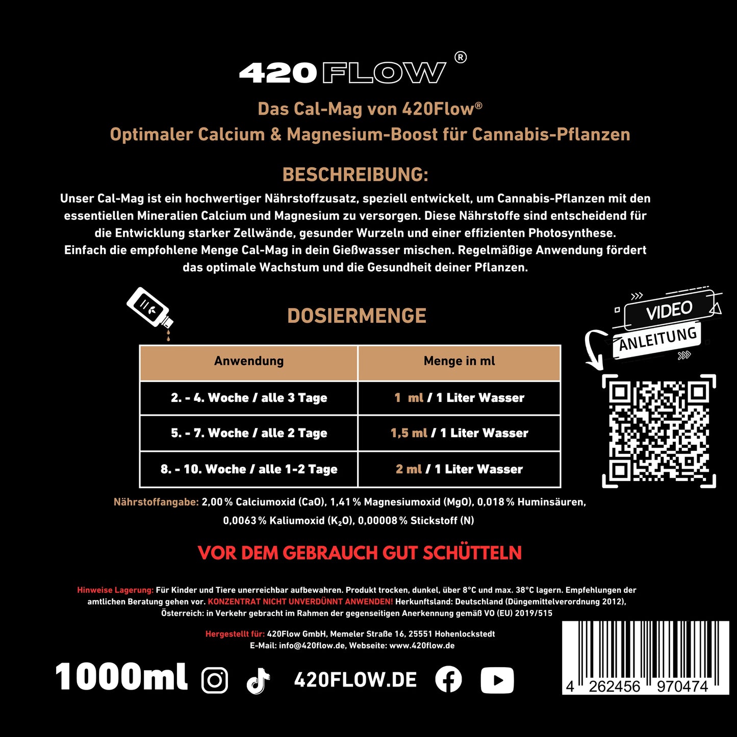 Das CalMag - Calcium & Magnesium 250ml
