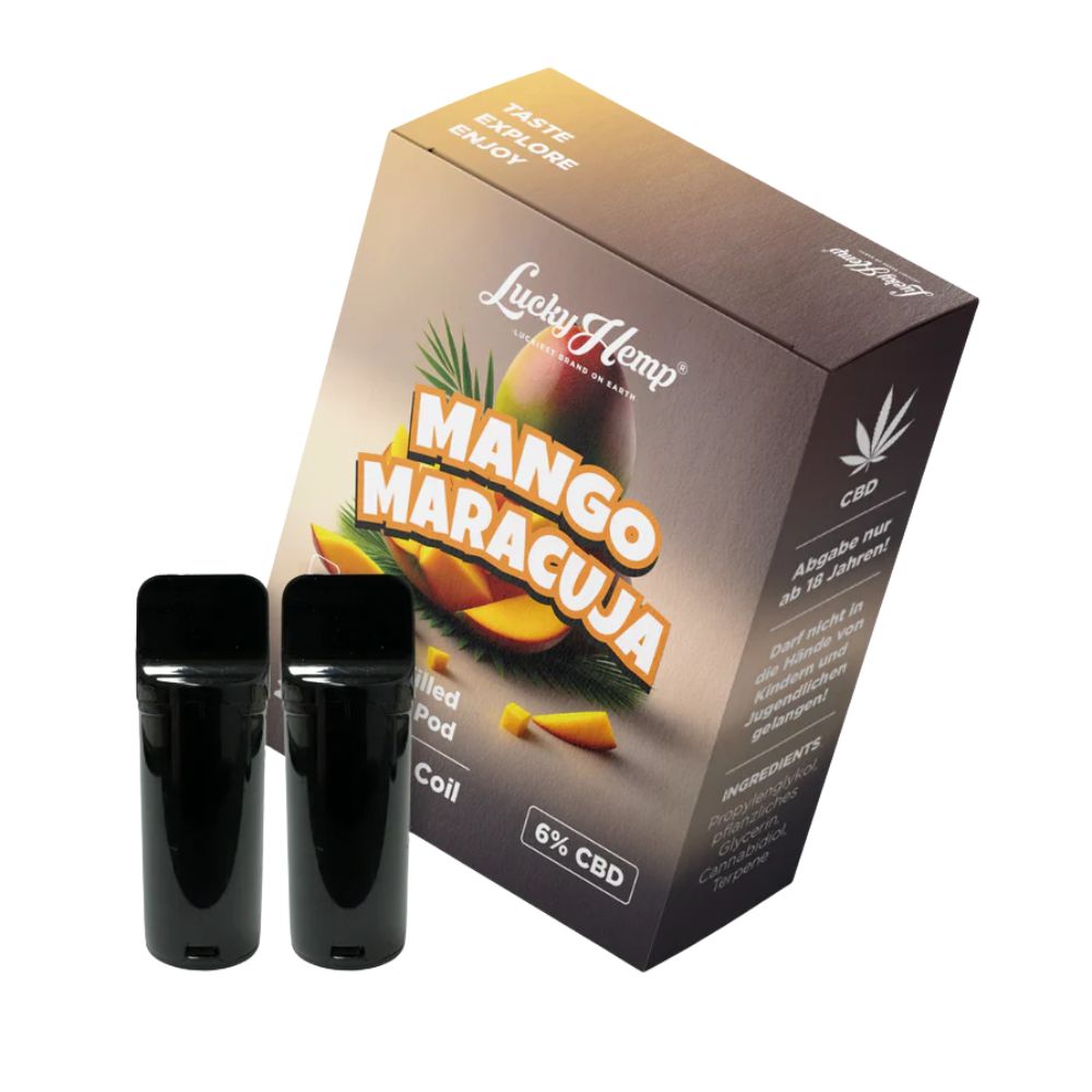Mango Maracuja - CBD Vape Pods 2ml (2er-Pack)
