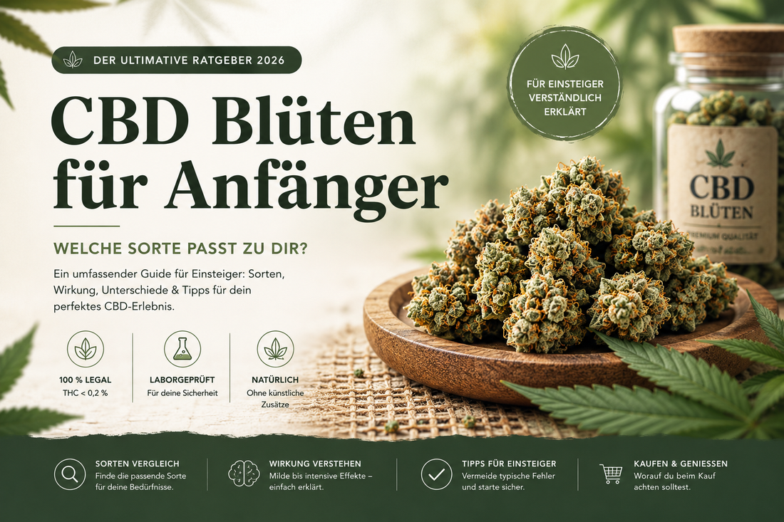 CBD Blüten für Anfänger – Welche Sorte passt zu dir?