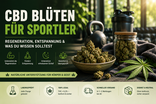 CBD Blüten für Sportler – Regeneration, Entspannung & was du wissen solltest
