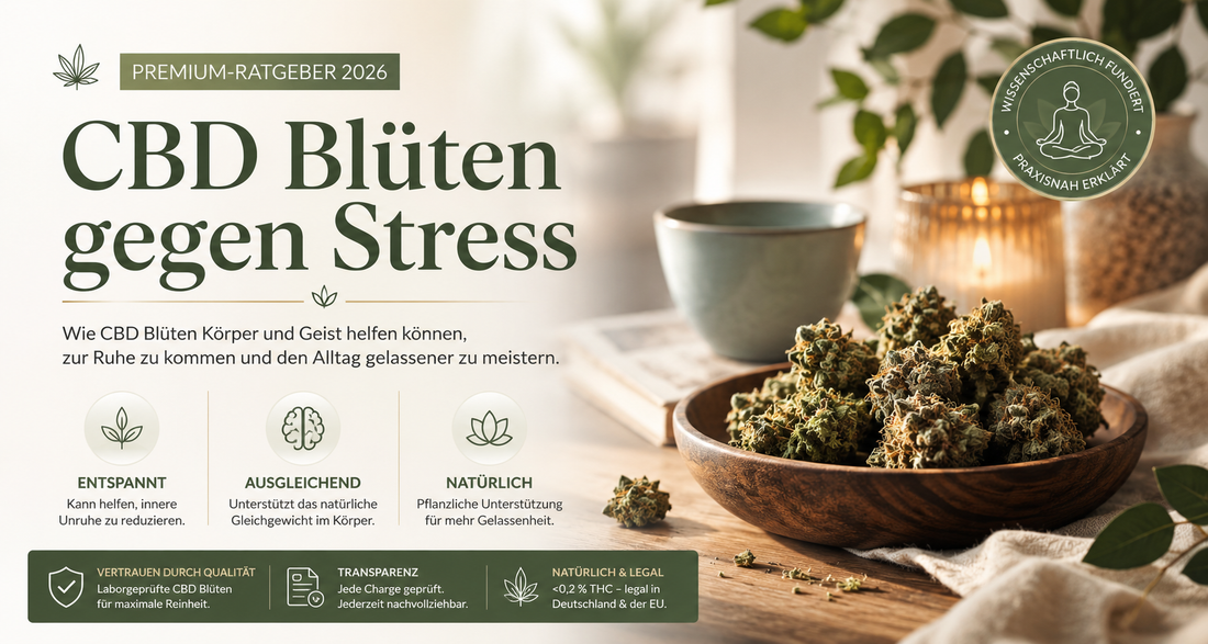 CBD Blüten gegen Stress