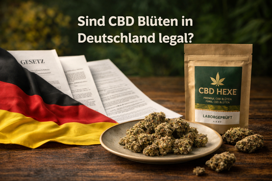 CBD Blüten kaufen in Deutschland – legale CBD Blüten mit Verpackung und Gesetz Hintergrund