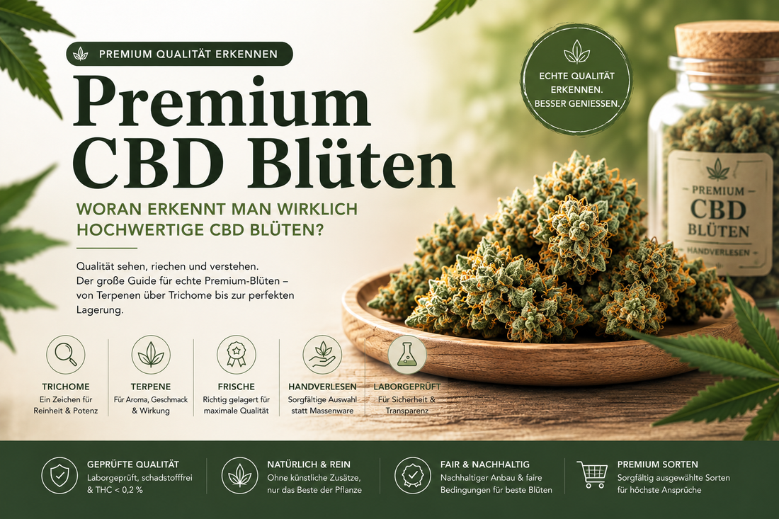 Premium CBD Blüten erkennen – Woran erkennt man hochwertige CBD Blüten?