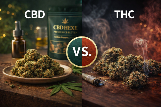 CBD vs THC Unterschied – CBD Blüten kaufen und THC Blüten Vergleich einfach erklärt