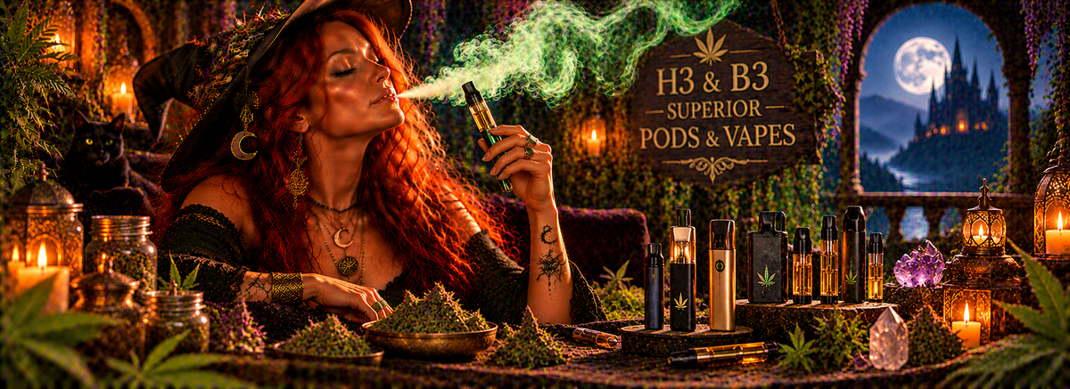 H3 & B3 Superior Pods & Vapes: Maximale Potenz & THC-nahe Wirkung im Vape-Format