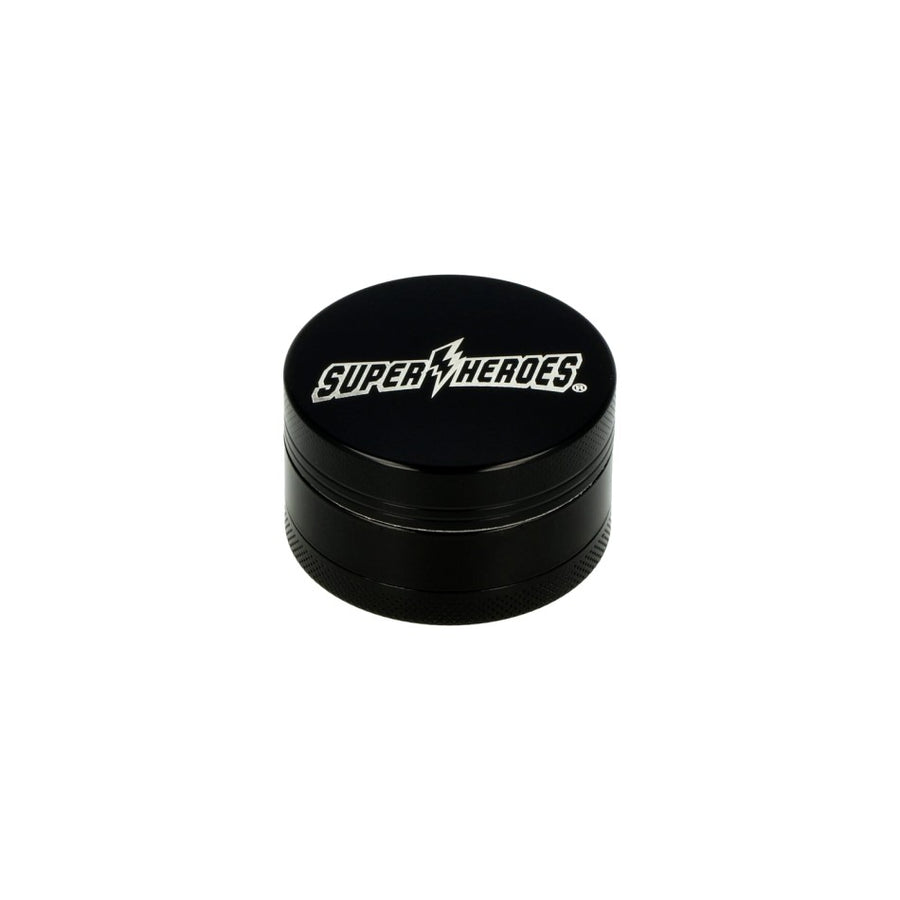 Super Heroes Metall Grinder Schwarz 3-teilig – CBD Hexe