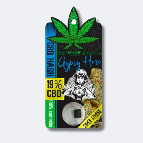 Produktbild von 19% CBD Hash "Gypsy Haze" 1g 