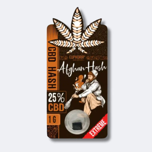 Produktbild von 25% CBD Hash "Afghan" 1g