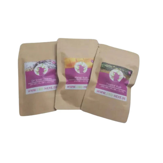 3 varieties of 3g CBD/CBG/CBN flowers each | Test pack