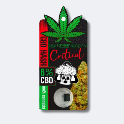 Produktbild von 6% CBD Hash "Critical" 1g