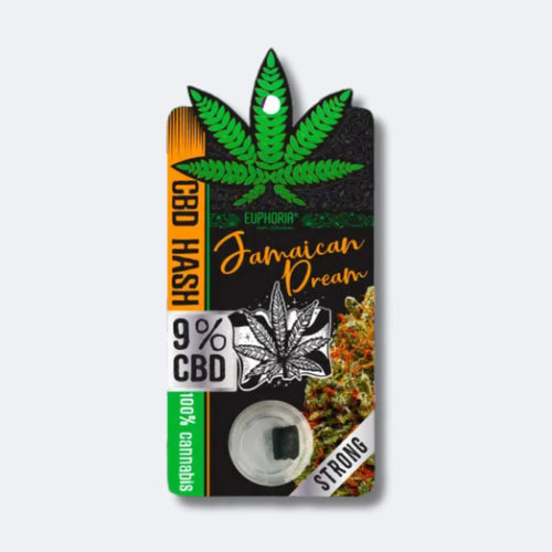 Produktbild von 9% CBD Hash "Jamaican Dream" 1g