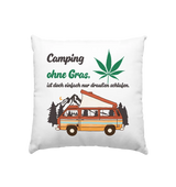 CBD Hexe Kissen - "Camping" - Kissen 40x40cm