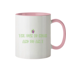 CBD Hexe Tasse "The Sun is high" - Tasse zweifarbig Altrosa 330ml