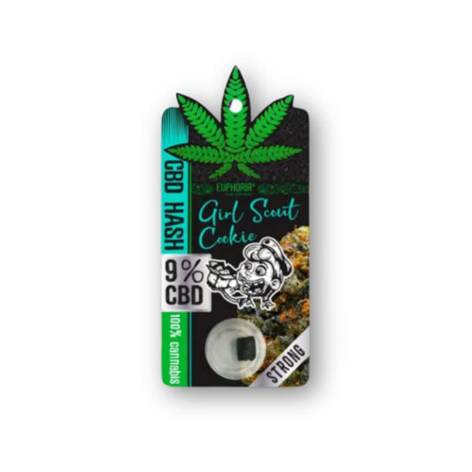 9% CBD Hash “Girl Scout Cookie” 1g 