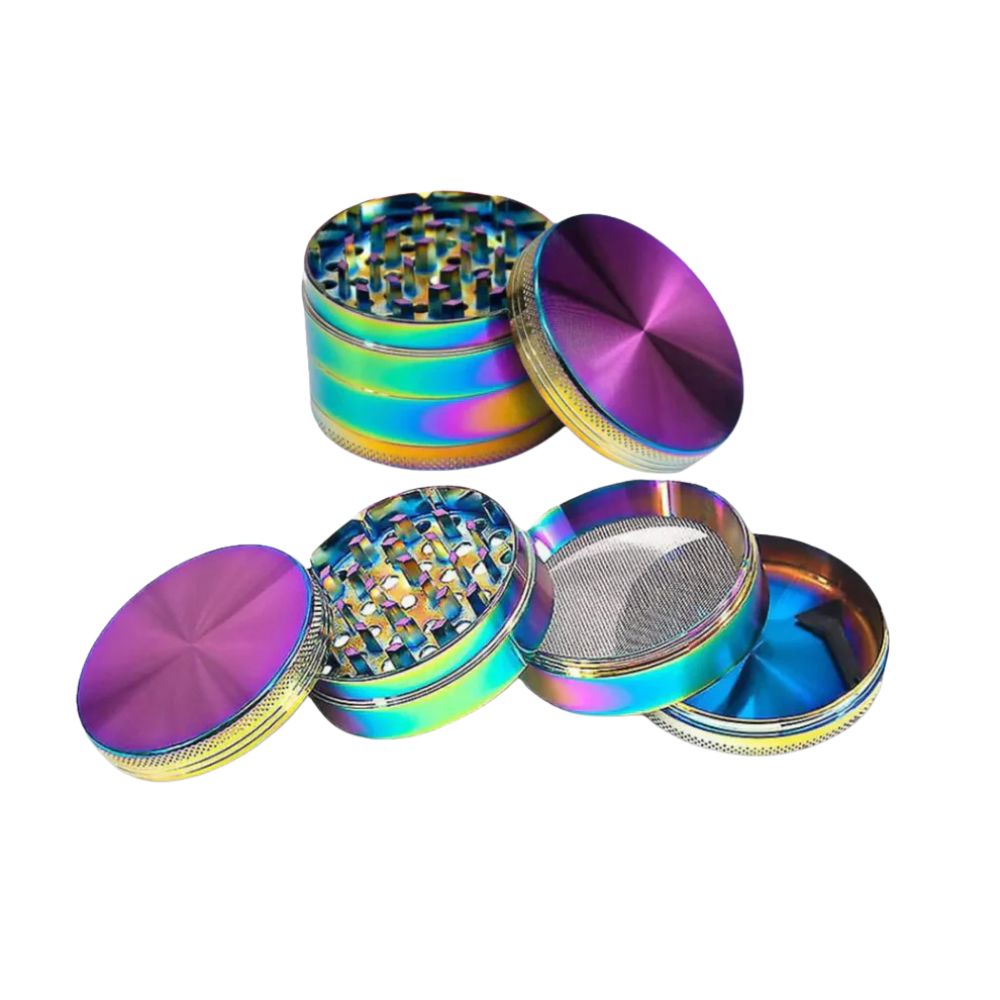 Rainbow Metal 4 Part Grinder - 40mm