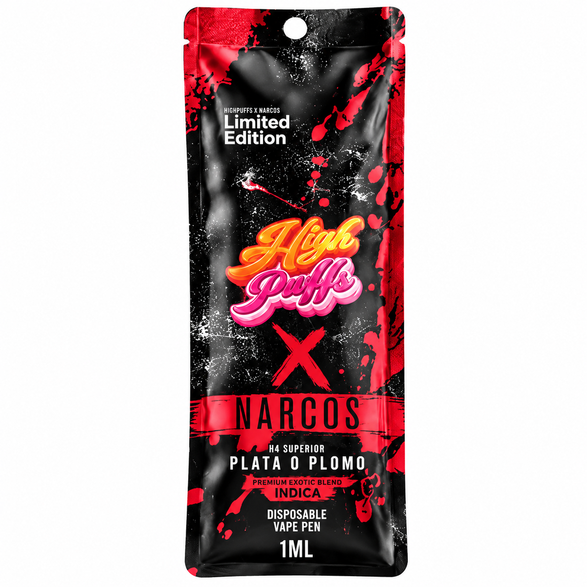 High Puffs H4 Superior Vape Narcos Edition – Plata o Plomo 1 ml
