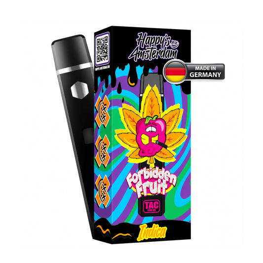 Happy's Amsterdam TAC Vape Forbidden Fruit | 1000 mg TAC | Indica