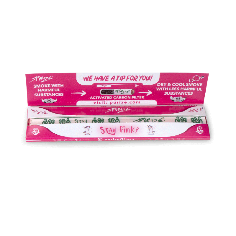 PURIZE® Longpapers | King Size Slim | Pink