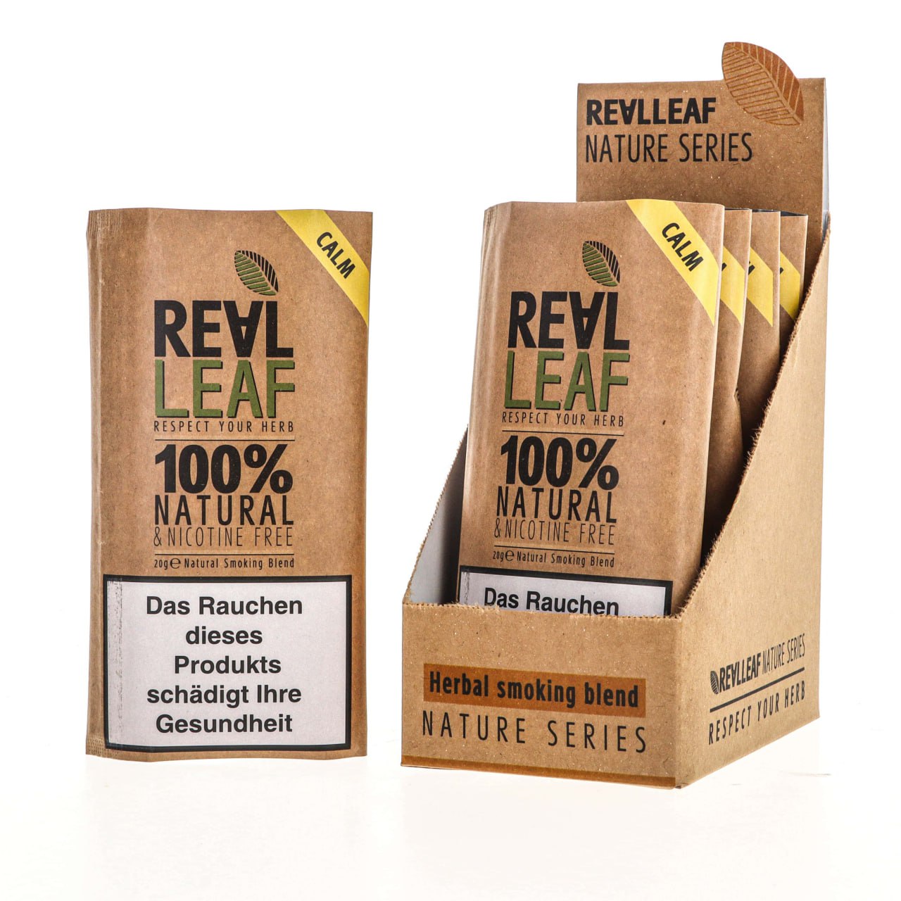 Real Leaf Calm – Nikotinfreier Tabakersatz 20g