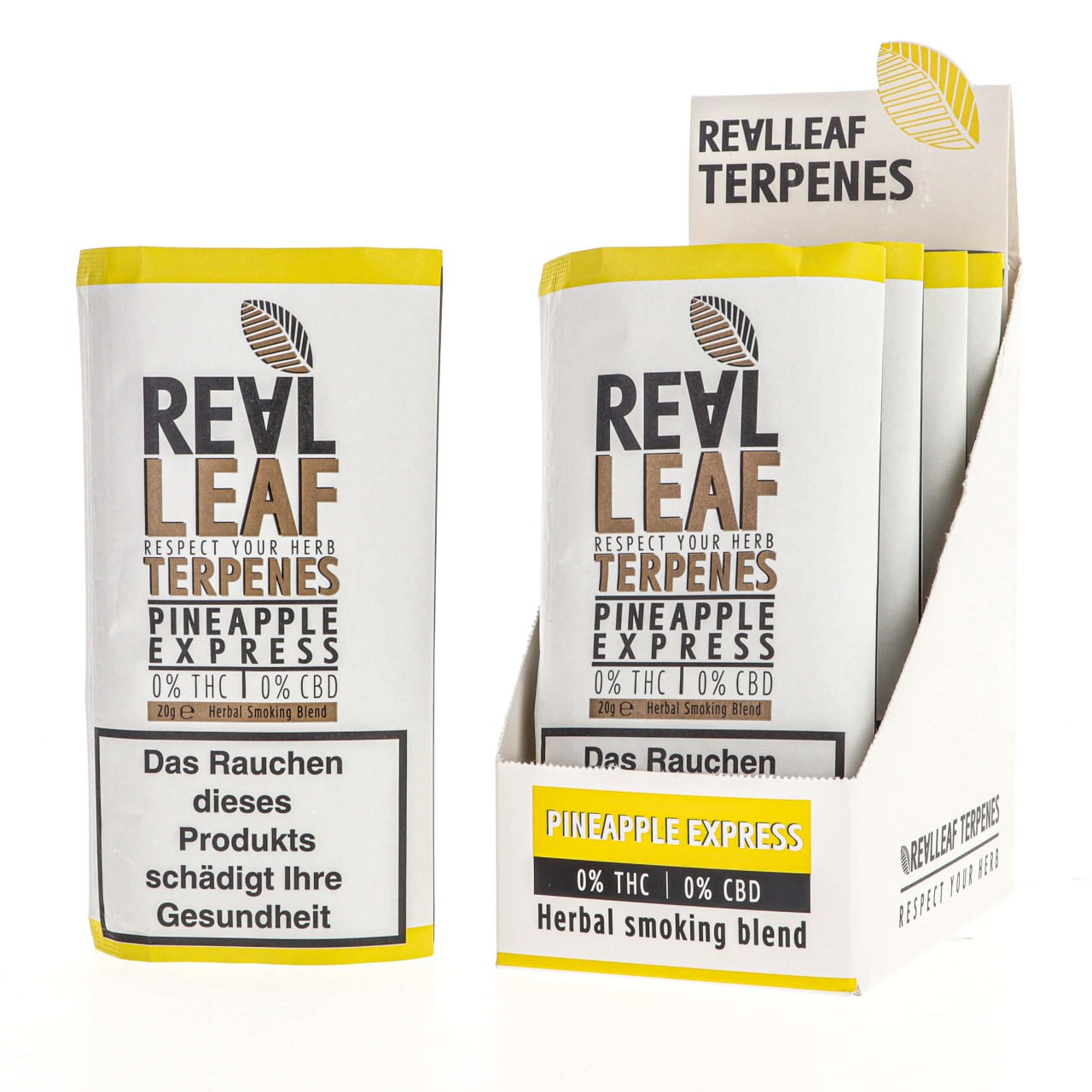 Real Leaf Pineapple Express – Nikotinfreier Tabakersatz 20g