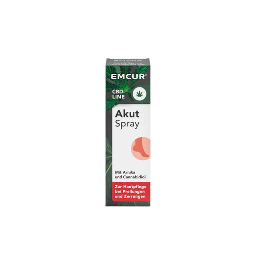 Emcur® Akut Spray mit Arnika und 100% synthetischem CBD | CBD Spray | 50 ml