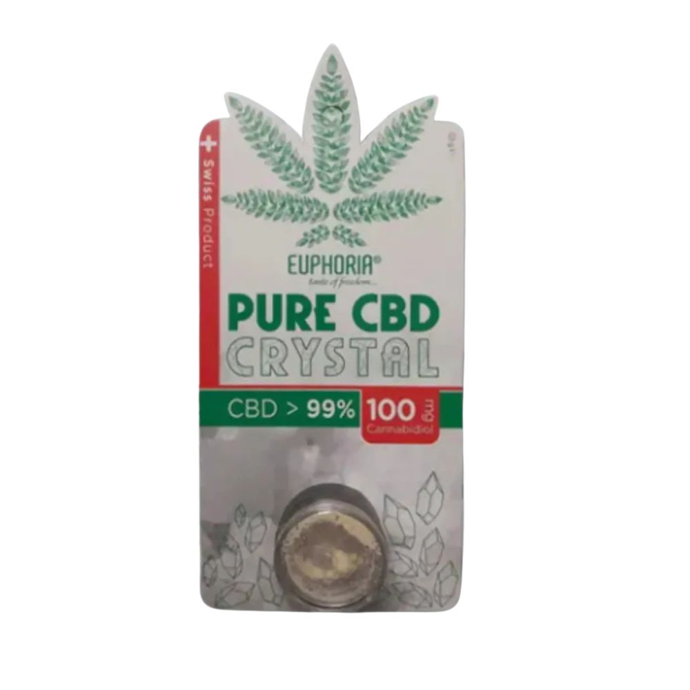 Euphoria Reine CBD Kristalle 100mg - 99% CBD Gehalt