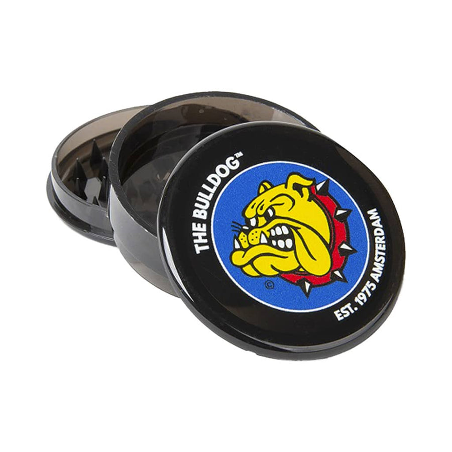 The Bulldog 3-teiliger Acrylic Grinder Schwarz für Kräuter