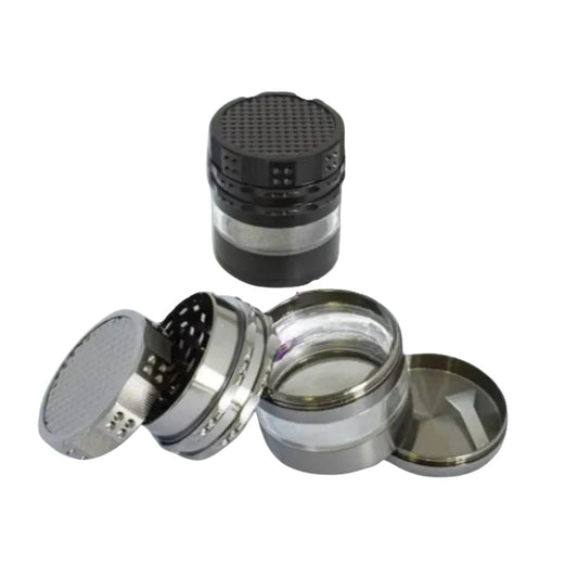 New! Black Metal 4 Part Grinder - 52mm