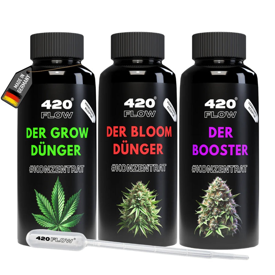 420Flow Starter Set Grow Bloom Booster 3x500ml – CBD Hexe