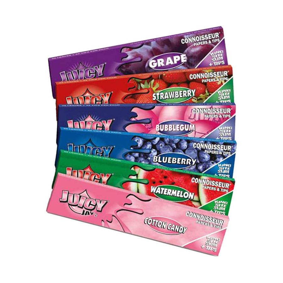 Juicy Jay’s Connoisseur King Size Slim Rolling Paper + Tips