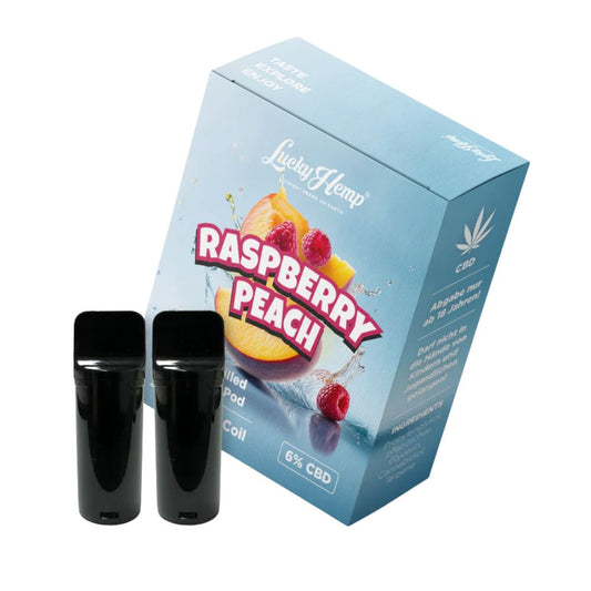 Raspberry Peach - CBD Vape Pods 2ml (2er-Pack)