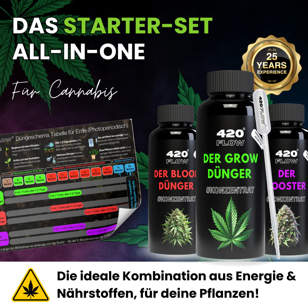 Das Starter Set Grow, Bloom & Booster 500ml